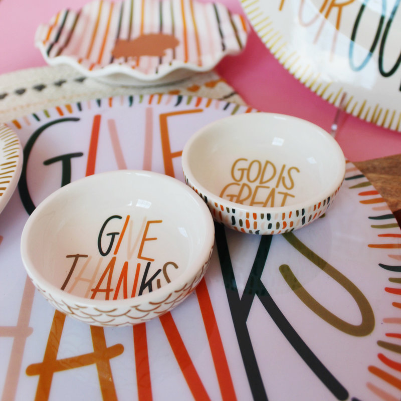 Give Thanks Dipping Bowl