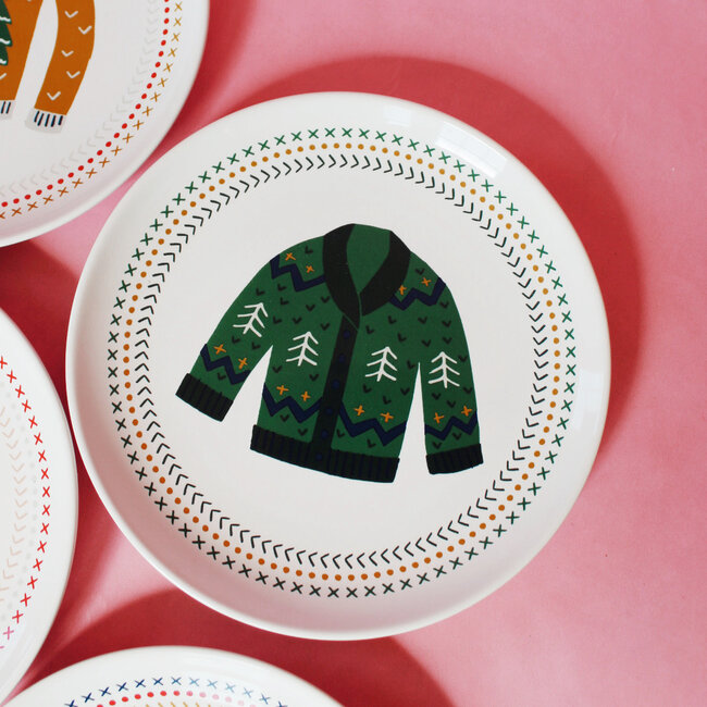 Ugly Sweater Appie Plate
