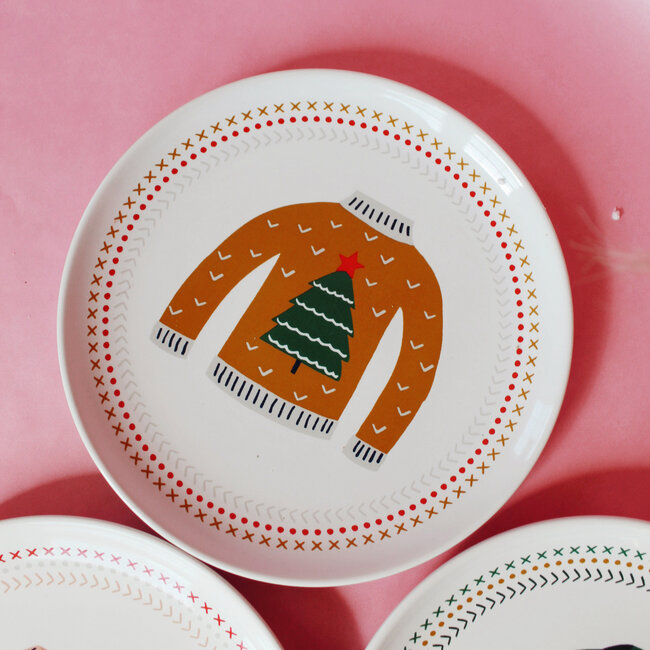 Ugly Sweater Appie Plate