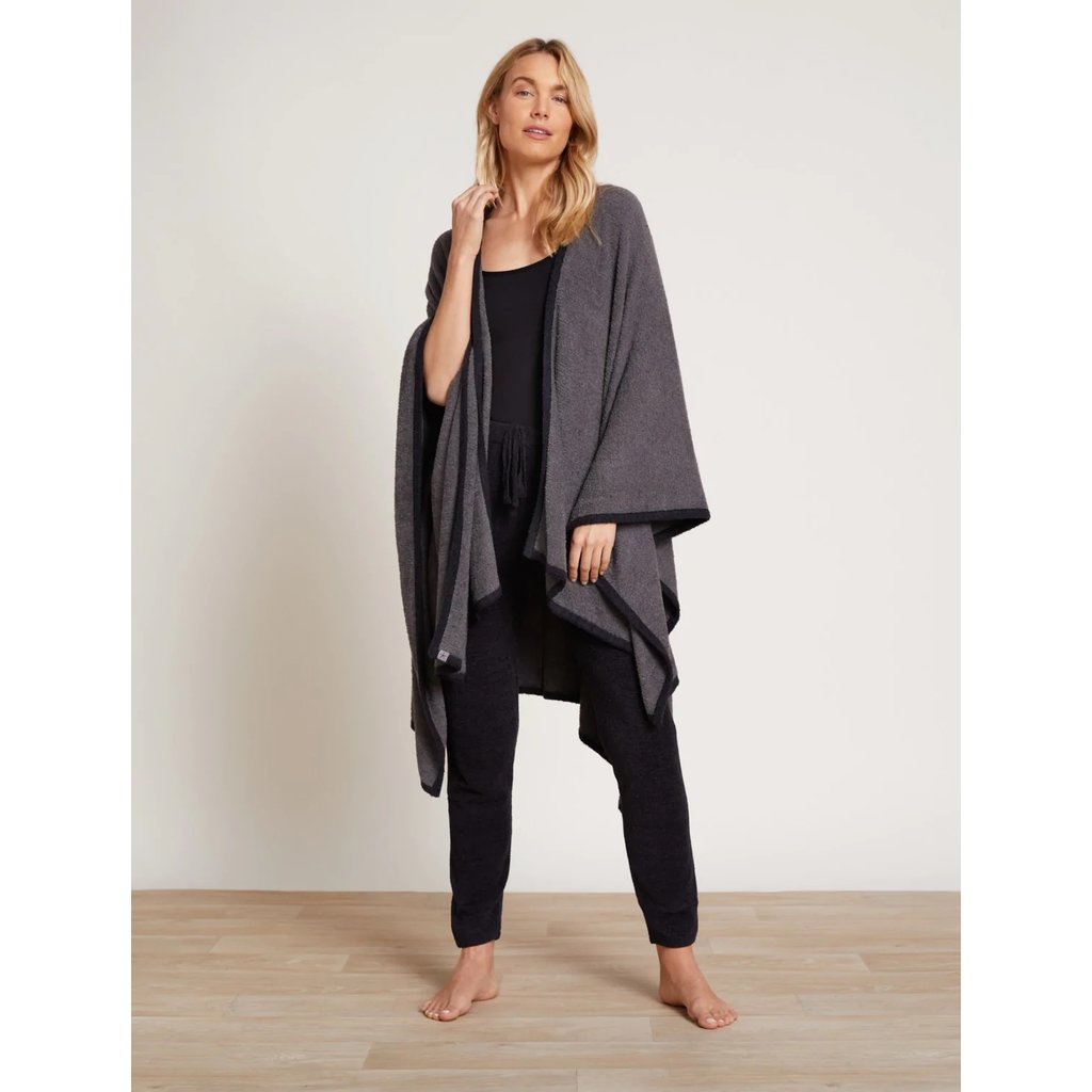 Barefoot Dreams Cozy Chic Lite Bordered Wrap