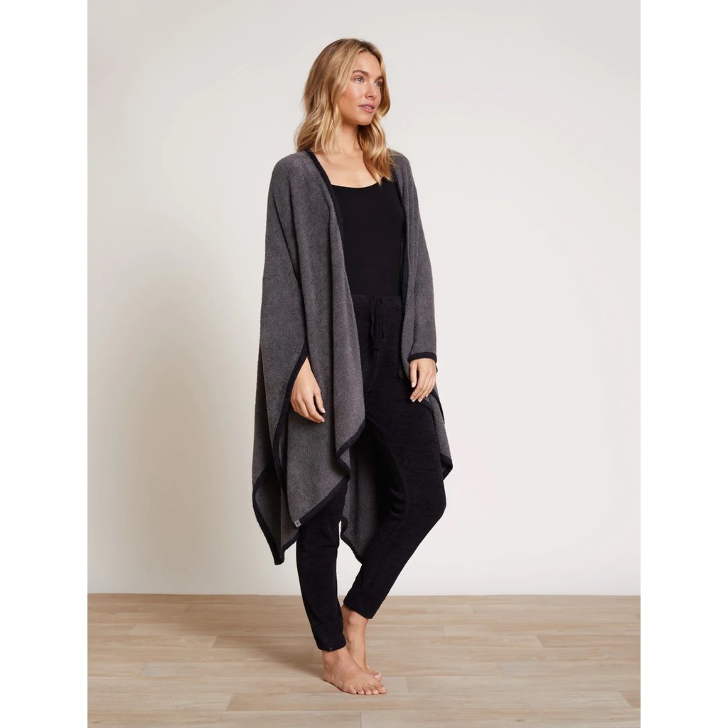 Barefoot Dreams Cozy Chic Lite Bordered Wrap