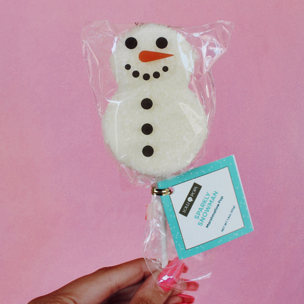 Snowman Marshmallow Pop