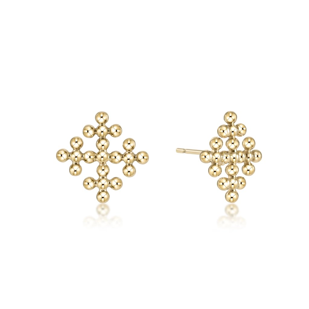 enewton Classic Beaded Signature Cross Stud