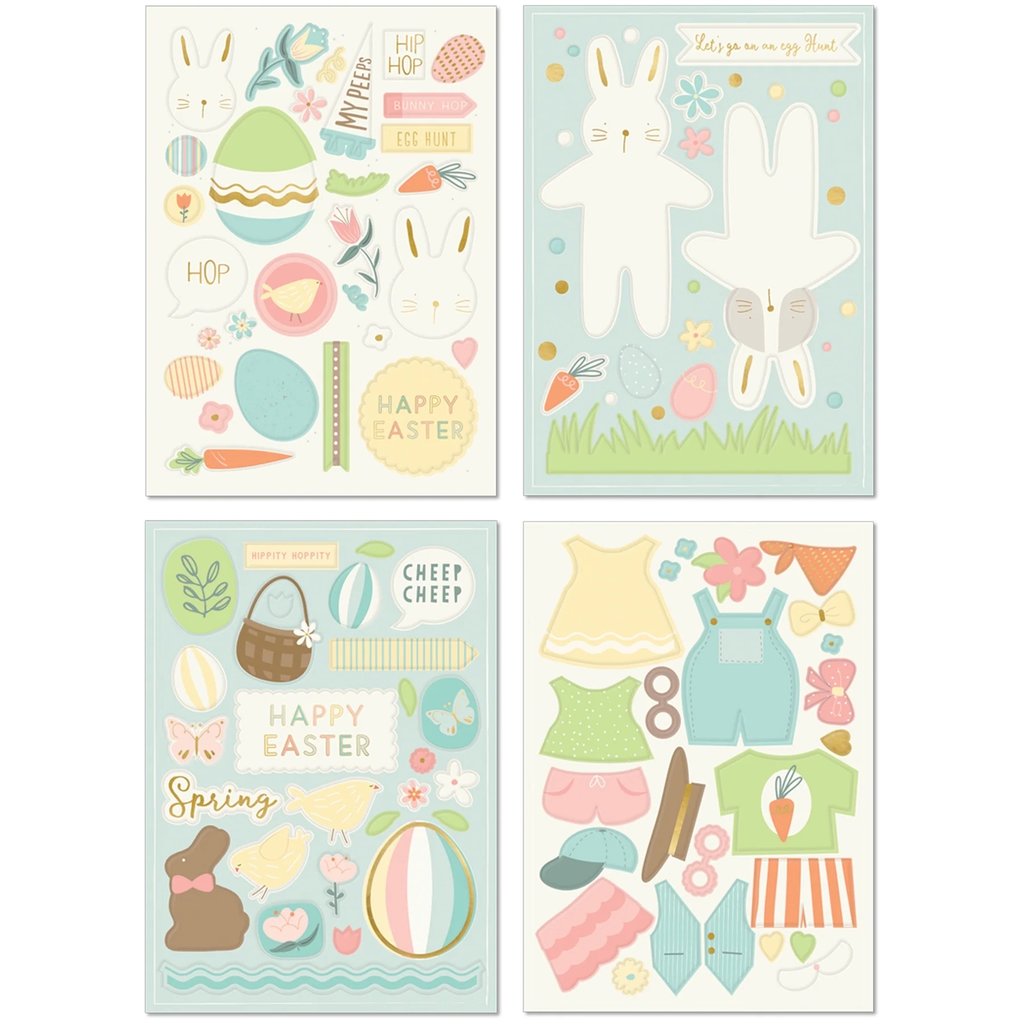 My Mind's Eye  Happy Easter Sticker Sheets