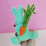 Flocked Bunny with Carrot