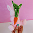 Flocked Bunny with Carrot