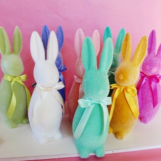 Medium Flocked Bunny