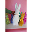Medium Flocked Bunny