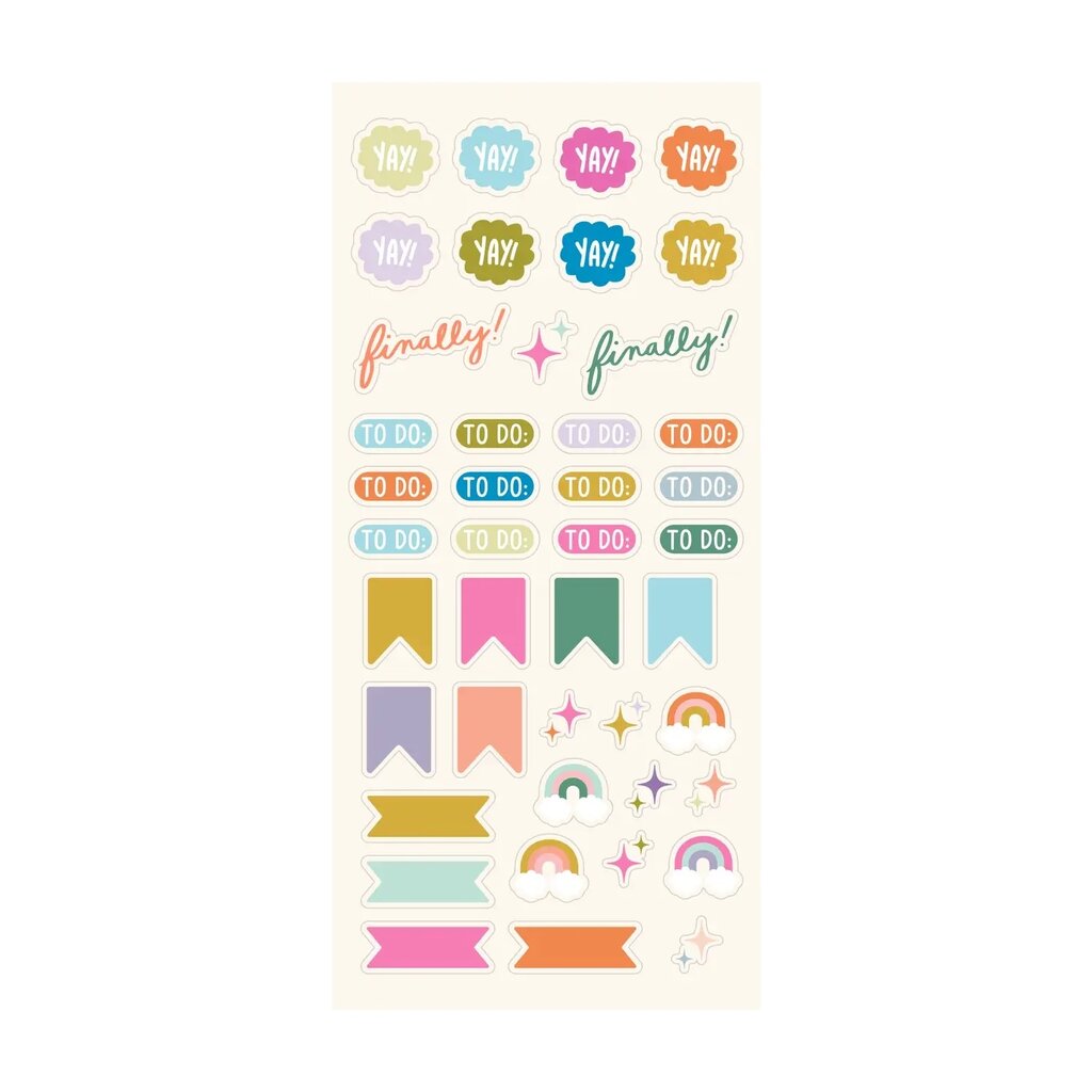 Sticker Books (A Lot of Stickers!) Bold & Bright Planner Edition