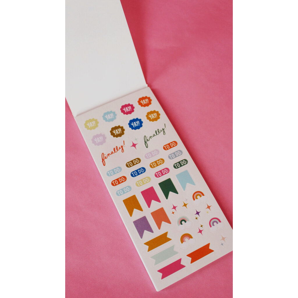 Sticker Books (A Lot of Stickers!) Bold & Bright Planner Edition