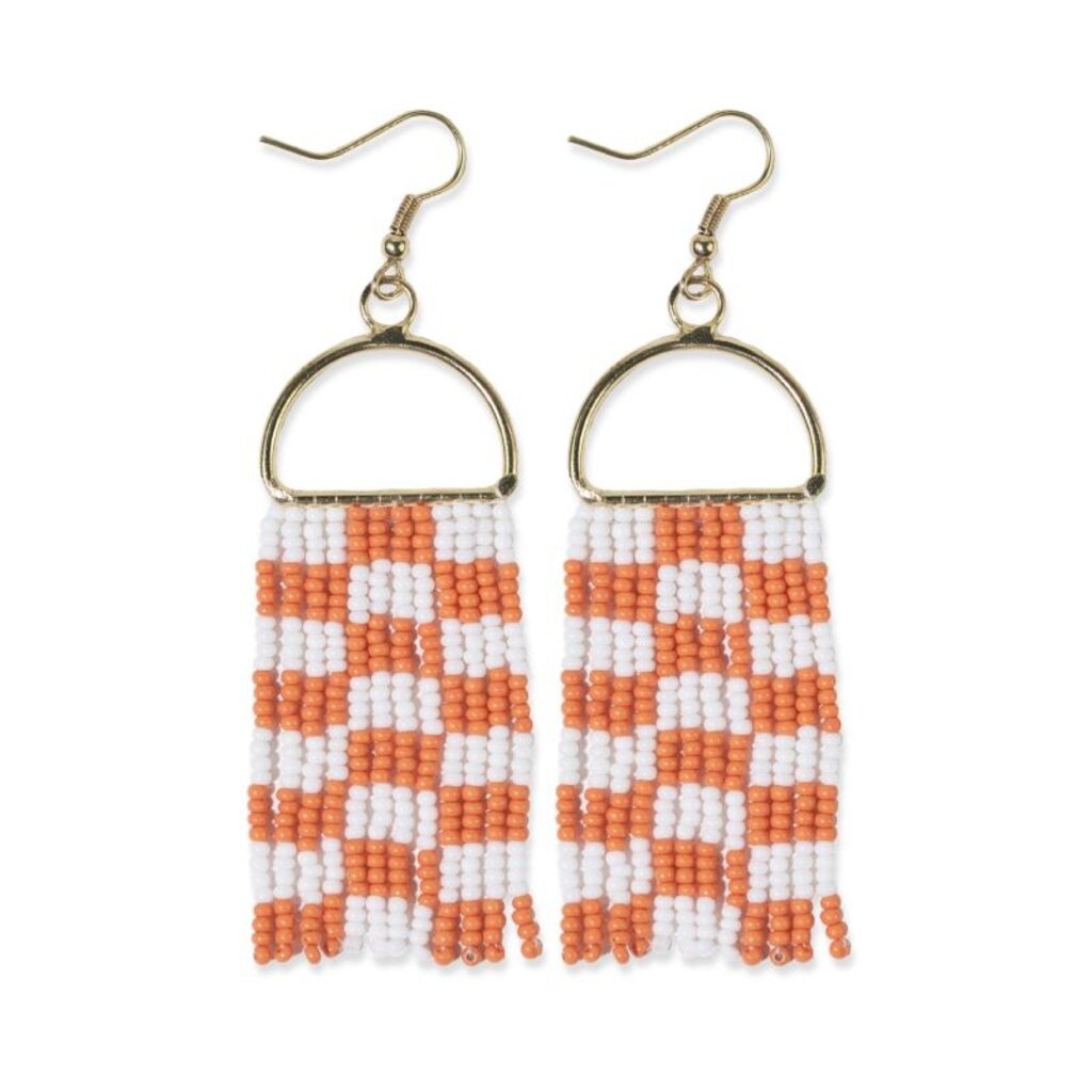 Ink & Alloy Ink & Alloy Checkerboard Earrings