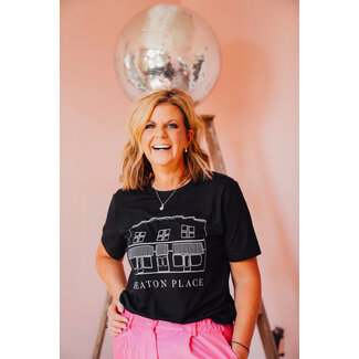 Keaton Place Black Vintage Tee