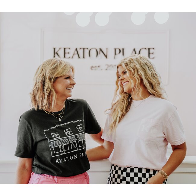 Keaton Place Black Vintage Tee
