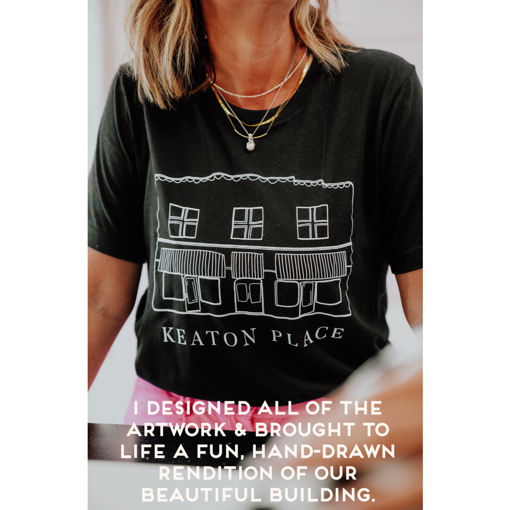 Keaton Place Black Vintage Tee