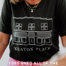 Keaton Place Black Vintage Tee