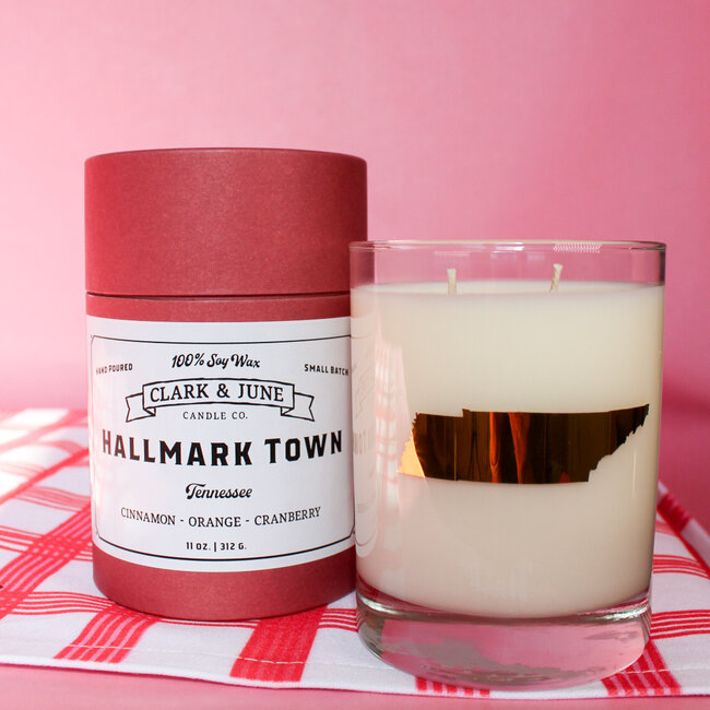 Hallmark Town Candle