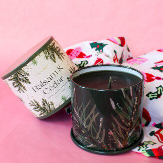 Balsam and Cedar Tin Candle