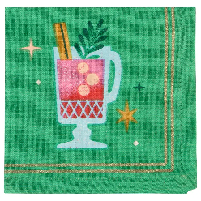 Making Spirits Bright - Set of 4 Napkin