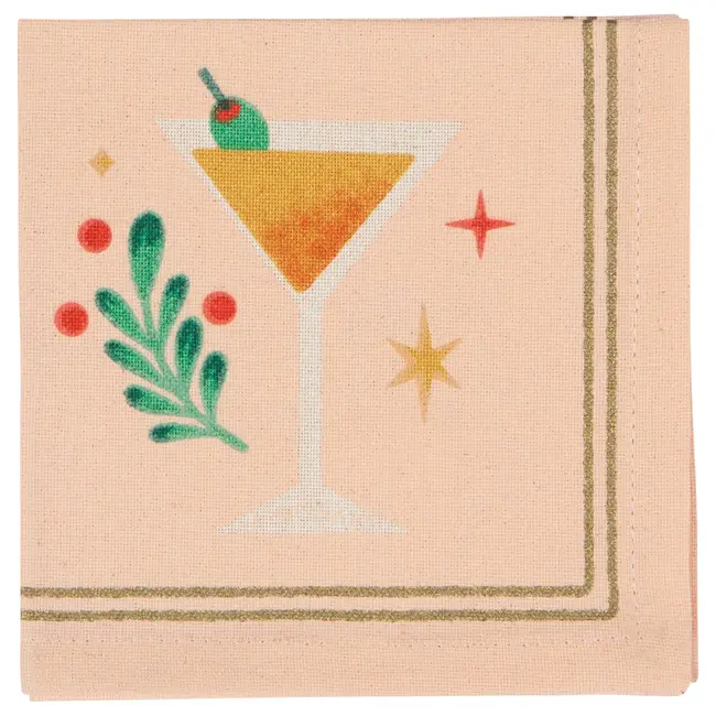 Making Spirits Bright - Set of 4 Napkin