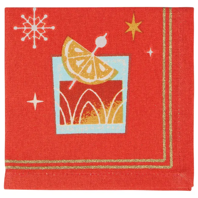 Making Spirits Bright - Set of 4 Napkin