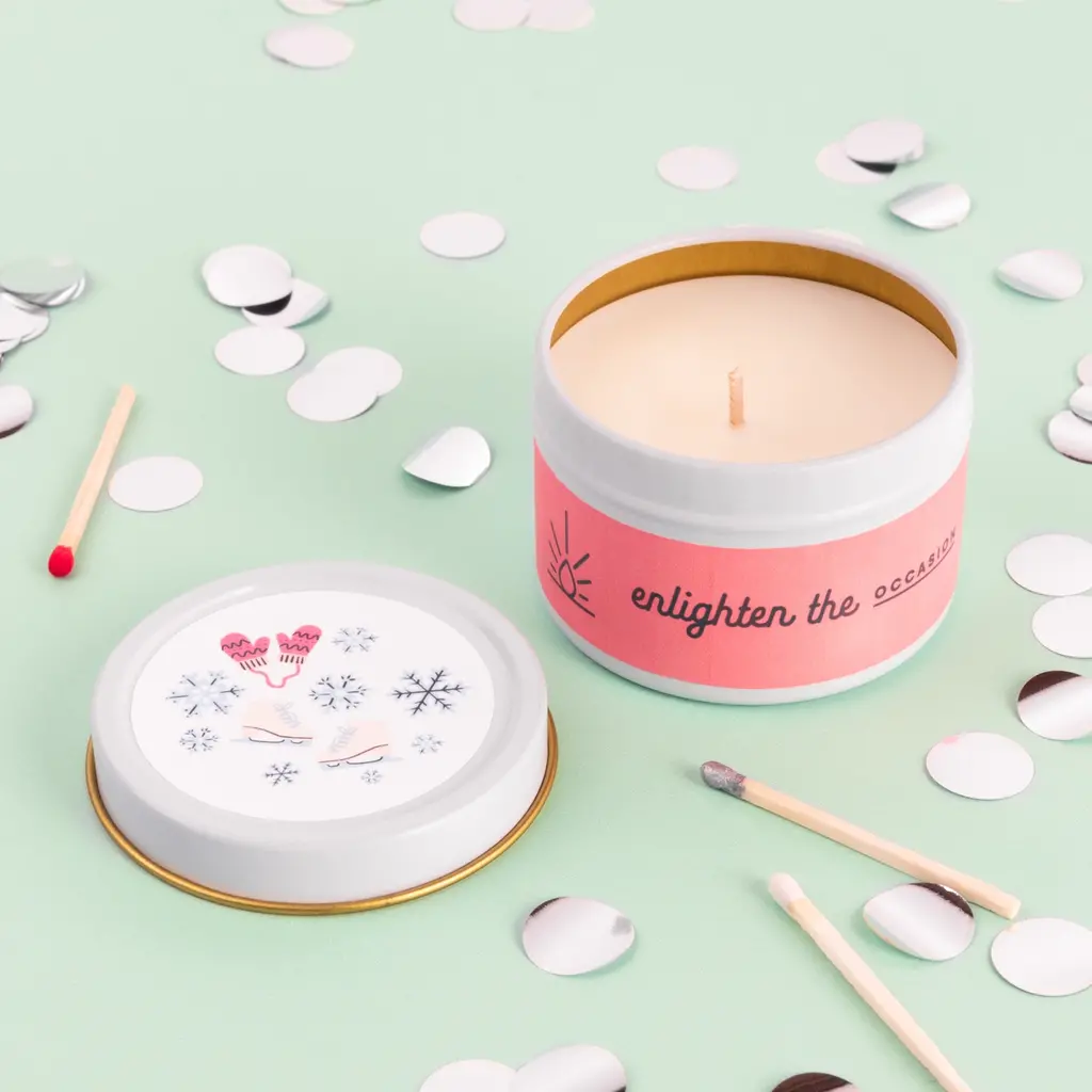 Peppermint Marshmallow Small Tin Candle