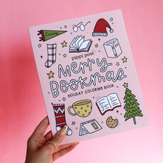 Merry Bookmas Holiday Coloring Book