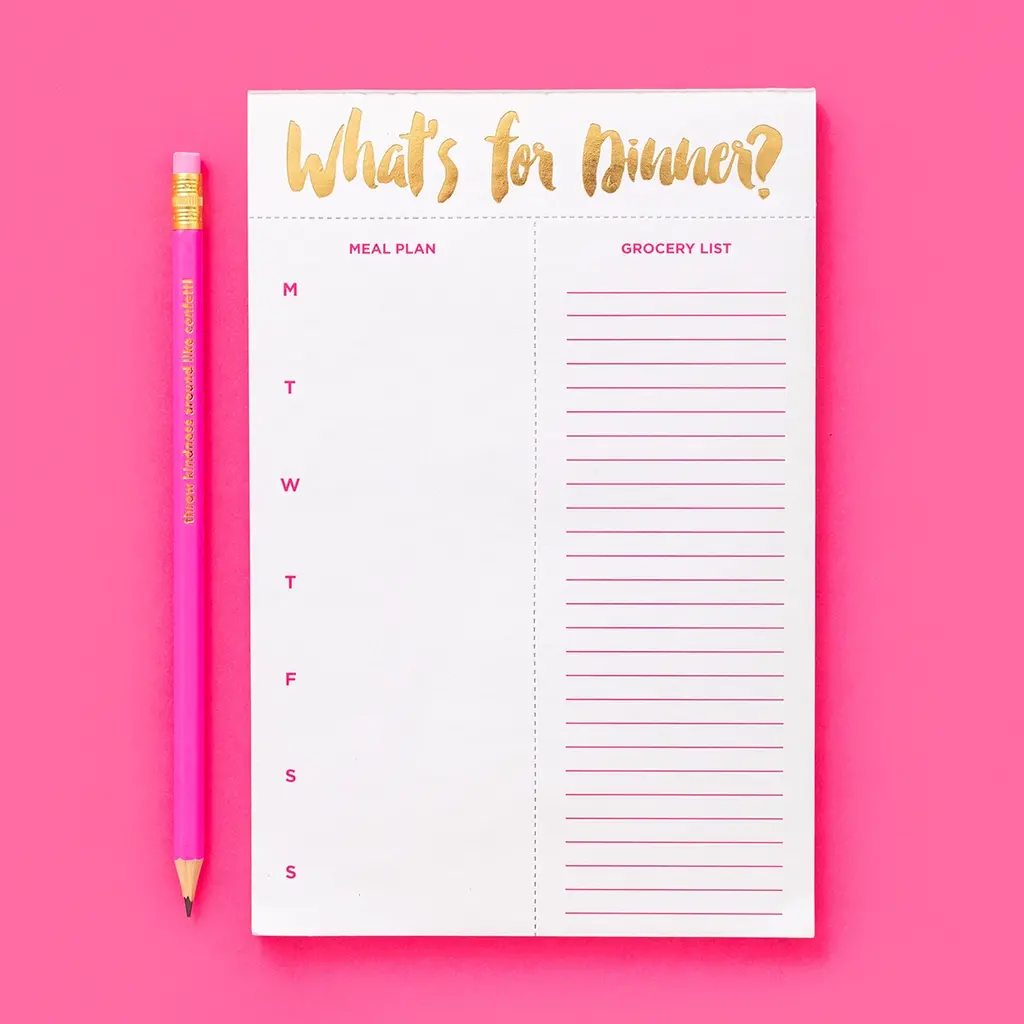 Meal Planning Notepad