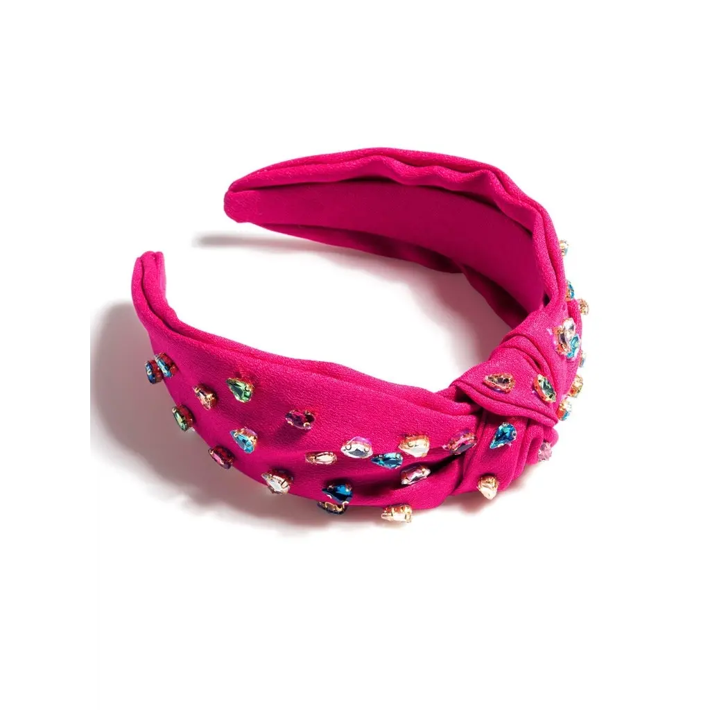 Bejeweled Knotted Headband