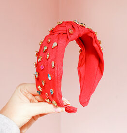 Bejeweled Knotted Headband