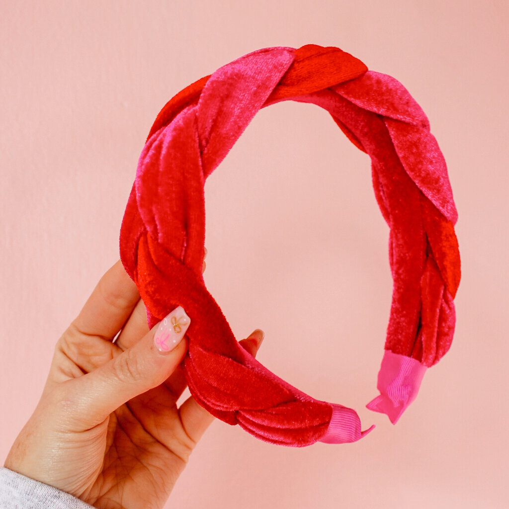 Braided Velvet Headband