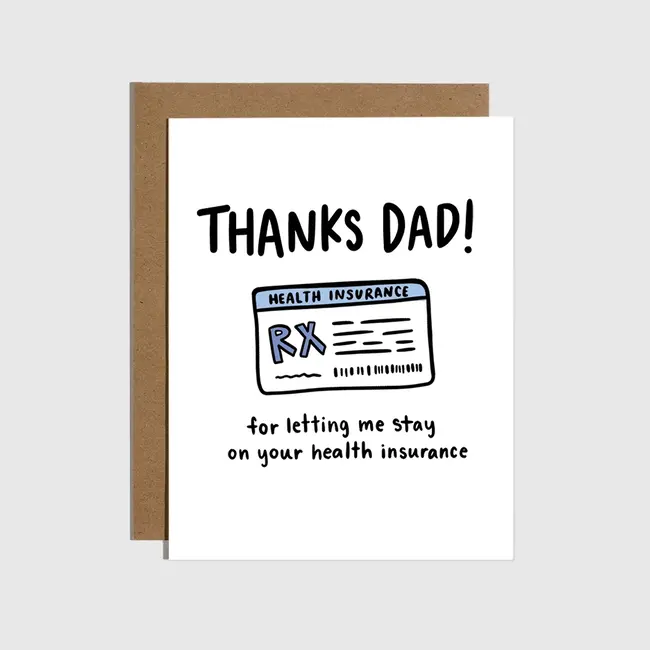 Dad Health Insurance Card
