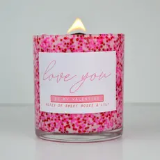 Continue Good Valentine's Day Sprinkle Candle