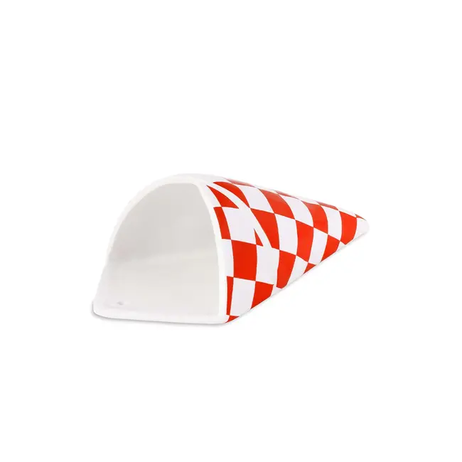 Checker Bag Wall Vase