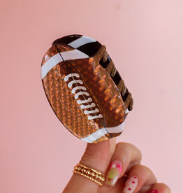 Game Day Football Claw Clip