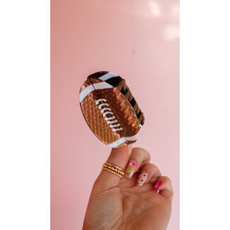 Game Day Football Claw Clip