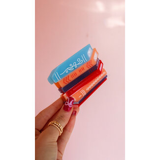 Book Stack Claw Clip