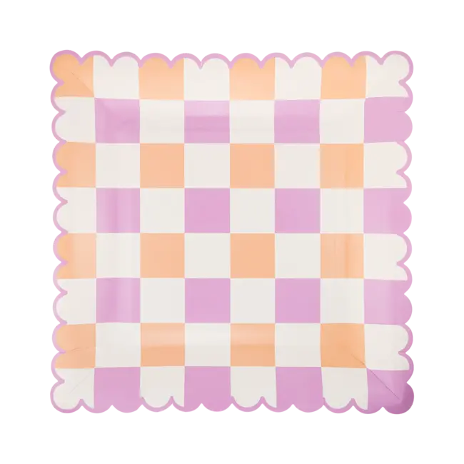 Retro Spring Check Plates