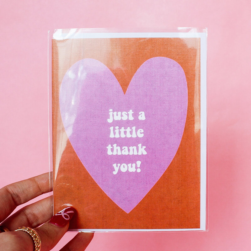 Little Thank You Heart Card