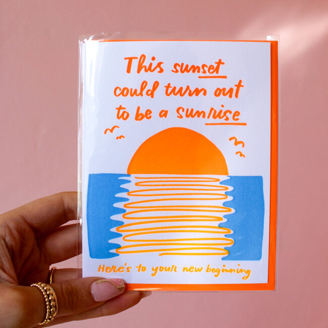 Sunset to Sunrise Card