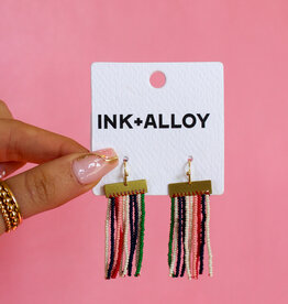Ink & Alloy Scout Earrings St. Tropez Stripes