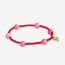 Mia Red + Pink Beaded Bracelet