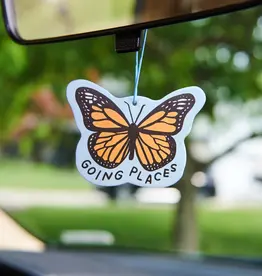 And Here We Are Going Places Butterfly Air Freshener