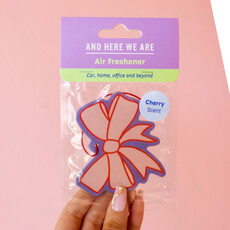 And Here We Are Classic Bow Air Freshener - Cherry