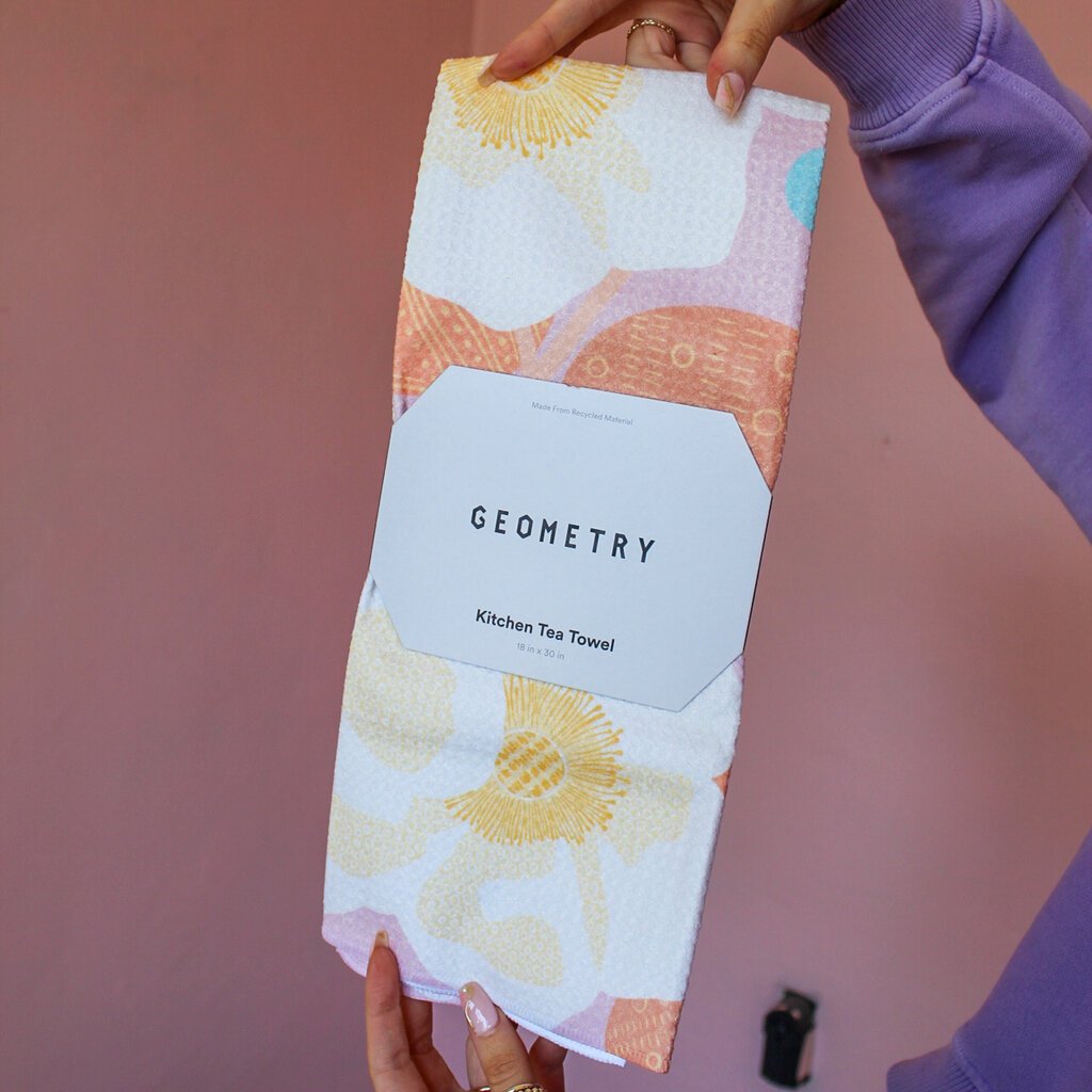 Geometry Spring Tea Towels