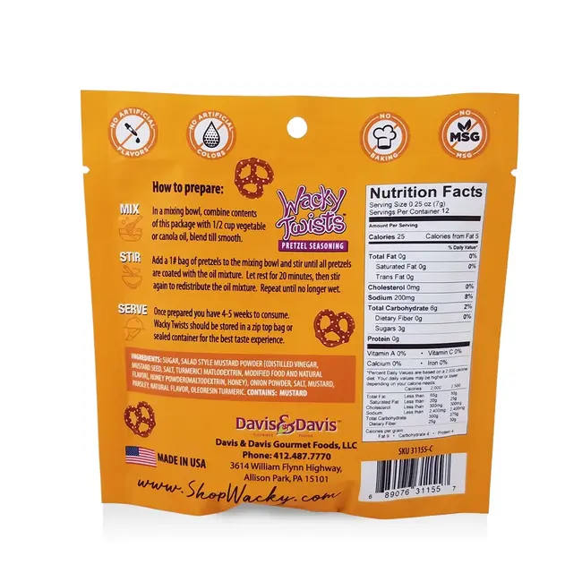 Honey Mustard & Onion Wacky Twists