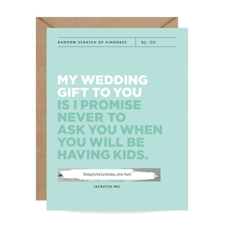 Inklings My Wedding Gift Scratch-Off Card