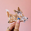 Hand-Painted Corgi Claw Clip