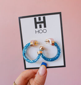 Hoo Hoops Mini Blue Glitter Hoo Hoops