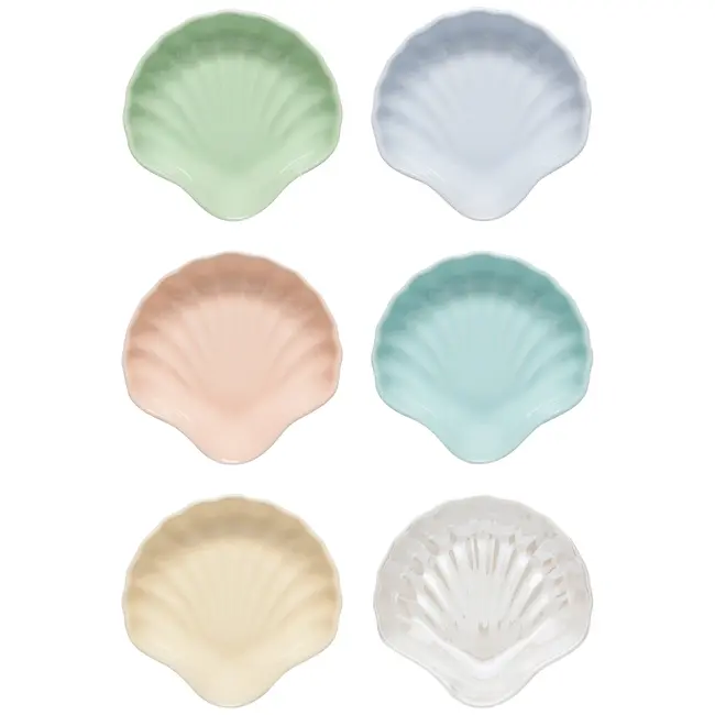 Seaside Shells Shaped Pinch Bowls