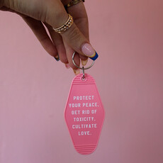 Protect Your Peace Hotel Keychain